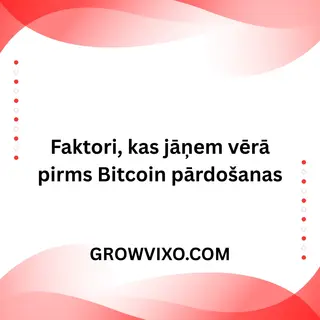 Ilustrācija ar Bitcoin un tirgus analīzi, kas parāda faktorus, kas jāņem vērā pirms Bitcoin pārdošanas