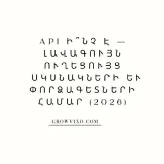 Առցանց վճարային համակարգ API ինտեգրում - GrowVixo