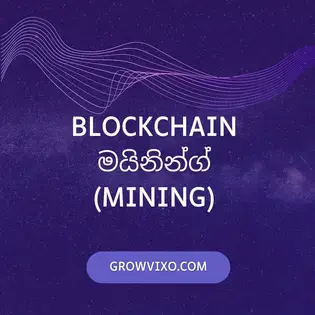 Blockchain මයිනින්ග් ක්‍රියාවලිය සහ nodes මගින් ගනුදෙනු validate කිරීම